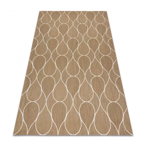  Kab. Covor plat din sisal împletit 49379265 Drops bej 80x150 cm