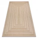  Kab. FLAT 48962265 Covor din sisal Geometric - culoare bej natural pai, șnur 120x170 cm
