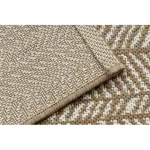  Kab. FLAT 48964265 Covor sisal Herringbone - culoare bej natural pai, șnur 120x170 cm