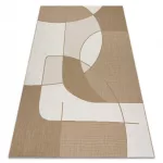  Kab. FLAT 48982265 Covor din sisal Geometric - culoare bej natural pai, șnur 120x170 cm