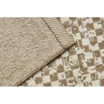 Kab. FLAT 48955265 Covor din sisal Geometric - culoare bej natural pai, șnur 140x200 cm