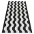  Kab. Covor plat din sisal împletit 49377690 Wave crem / negru 140x200 cm