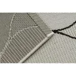  Kab. Covor plat din sisal împletit 49379960 Drops crem / negru 160x230 cm