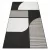  Kab. Covor plat din sisal împletit 49384690 ABSTRACT crem / negru 80x150 cm