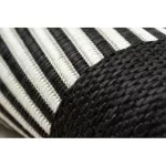 Kab. Covor plat din sisal împletit 49384690 ABSTRACT crem / negru 120x170 cm
