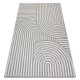  Kab. Covor plat din sisal împletit 49376637 Cercuri dungi gri / crem 160x230 cm
