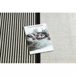  Kab. Covor plat din sisal împletit 49384690 ABSTRACT crem / negru 160x230 cm