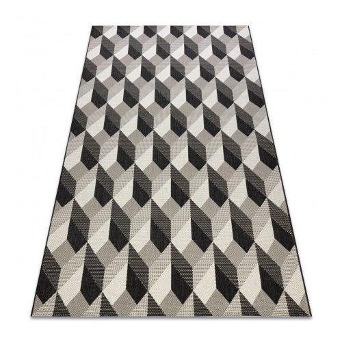 Covor plat din sisal țesut 48624/690  crem 3D 160x230 cm