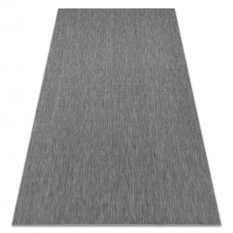 Covor plat din sisal țesut 48663/920 antracit 200x290 cm