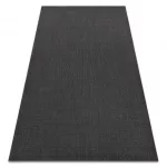 Covor plat din sisal țesut 48663/090 negru 80x150 cm