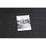 Covor plat din sisal țesut 48663/090 negru 80x150 cm