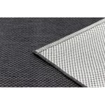 Covor plat din sisal țesut 48663/090 negru 80x150 cm