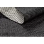 Covor plat din sisal țesut 48663/090 negru 80x150 cm