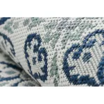 Covor țesut din sisal  color  19246/969 Flori, alb 80x150 cm