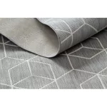 Covor plat din sisal țesut 48655/637  crem 3D 140x200 cm