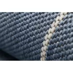 Covor plat din sisal țesut 48721/591  crem 3D albastru 80x150 cm