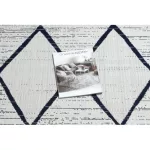 Covor țesut din sisal  color  47272/396 Figuri geometrice, alb 80x150 cm