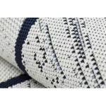 Covor țesut din sisal  color  47272/396 Figuri geometrice, alb 80x150 cm