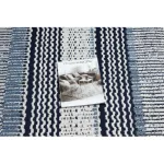 Covor țesut din sisal  color  47276/396 dungi, alb 80x150 cm