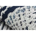 Covor țesut din sisal  color  47276/396 dungi, alb 80x150 cm