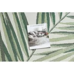 Covor țesut din sisal  color  19434/062 Frunze, verde 80x150 cm