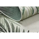 Covor țesut din sisal  color  19435/062 Frunze, verde 80x150 cm