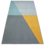 Covor Scandi 18487/572 - gri auriu turcoaz 80x150 cm