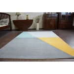 Covor Scandi 18487/572 - gri auriu turcoaz 80x150 cm