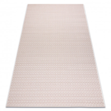 Covor plat din sisal țesut 48603/526 crem roz 120x170 cm