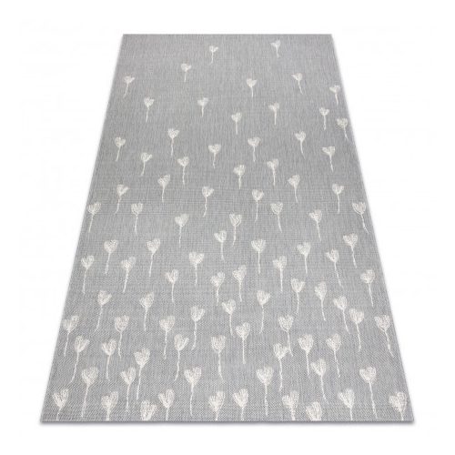 Covor plat din sisal țesut 48779/637  gri crem  160x230 cm