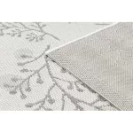 Covor plat din sisal țesut 48774/367 Frunze, crem gri 160x230 cm