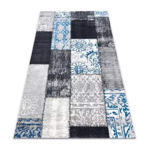  Kab. Covor vintage 22218053 gri / albastru patchwork 133x190 cm