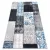  Kab. Covor vintage 22218053 gri / albastru patchwork 133x190 cm