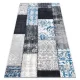  Kab. Covor vintage 22218053 gri / albastru patchwork 133x190 cm