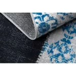  Kab. Covor vintage 22218053 gri / albastru patchwork 133x190 cm