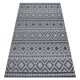 Covor SOLE D3852 Boho Diamant țesut plat, gri 80x150 cm