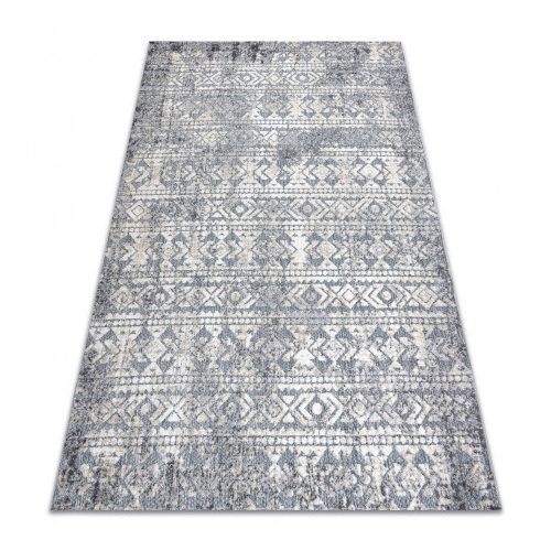 Covor SOLE D3732 Aztec Diamant țesut plat, gri / bej 160x220 cm