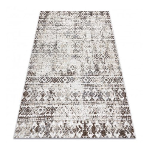 Covor SOLE D3732 Aztec Diamant țesut plat, bej 160x220 cm