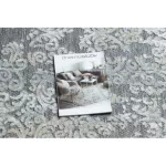 Covor SOLE D3812 țesut plat, gri / bej 160x220 cm