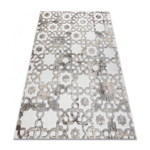 Covor SOLE D3882 țesut plat, bej / gri 160x220 cm