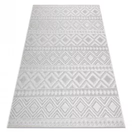 Covor SOLE D3851 Boho Diamant țesut plat, bej 180x270 cm
