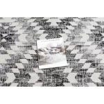 Covor modern MUNDO D7461 Diamant 3D  gri / bej  80x150 cm