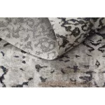 Covor modern MUNDO E0681 vintage   bej / negru 80x150 cm