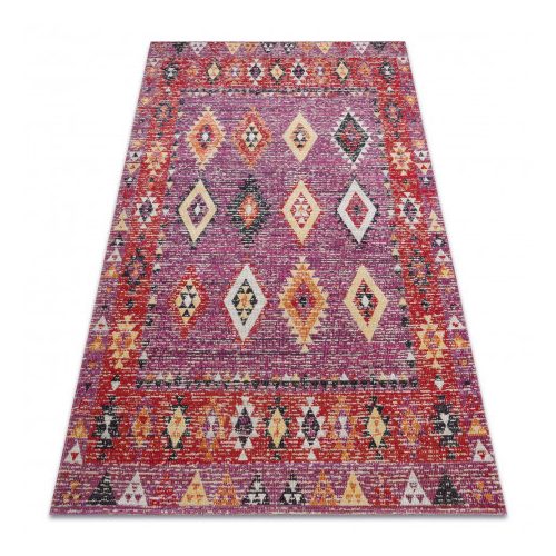 Covor modern MUNDO D7701 Diamant boho  roz / bej  160x220 cm