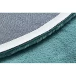 Covor BUNNY Cerc, aqua albastru 160 cm