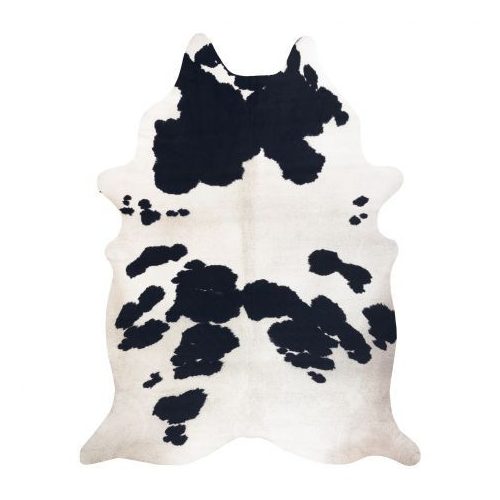 Covor din imitație de piele  G5069-1 alb negru  100x150 cm