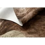 Covor din imitație de piele  G5068-1 maro  180x220 cm