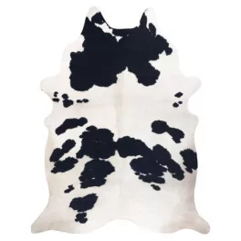 Covor din imitație de piele  G5069-1 alb negru  180x220 cm