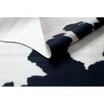 Covor din imitație de piele  G5069-1 alb negru  180x220 cm