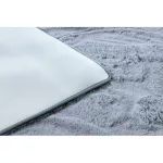 Covor modern lavabil LAPIN shaggy, antiderapant, gri / nuanța fildeșului 160x220 cm